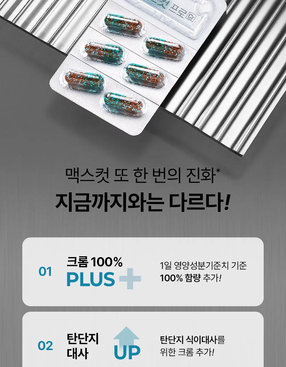 [추성훈PICK] 헬스헬퍼 맥스컷 프로 크롬 60캡슐 (10일분) 상세페이지 3